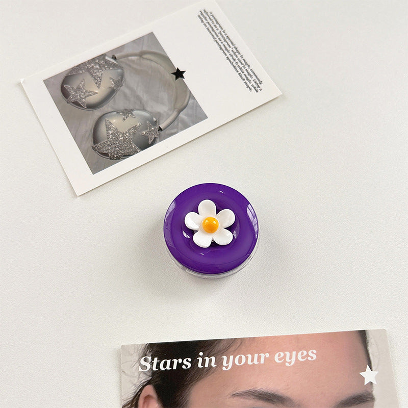 New Style Daisy Airbag Bracket Resin Phone Holder In Transparent Color