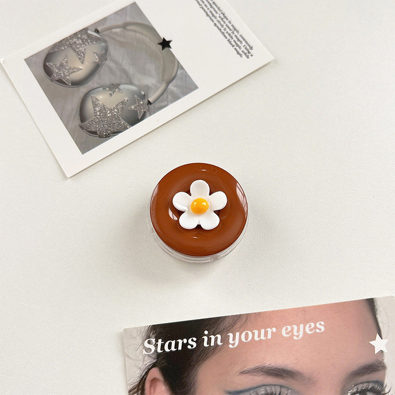 New Style Daisy Airbag Bracket Resin Phone Holder In Transparent Color