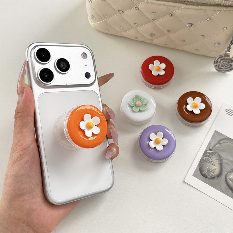 New Style Daisy Airbag Bracket Resin Phone Holder In Transparent Color