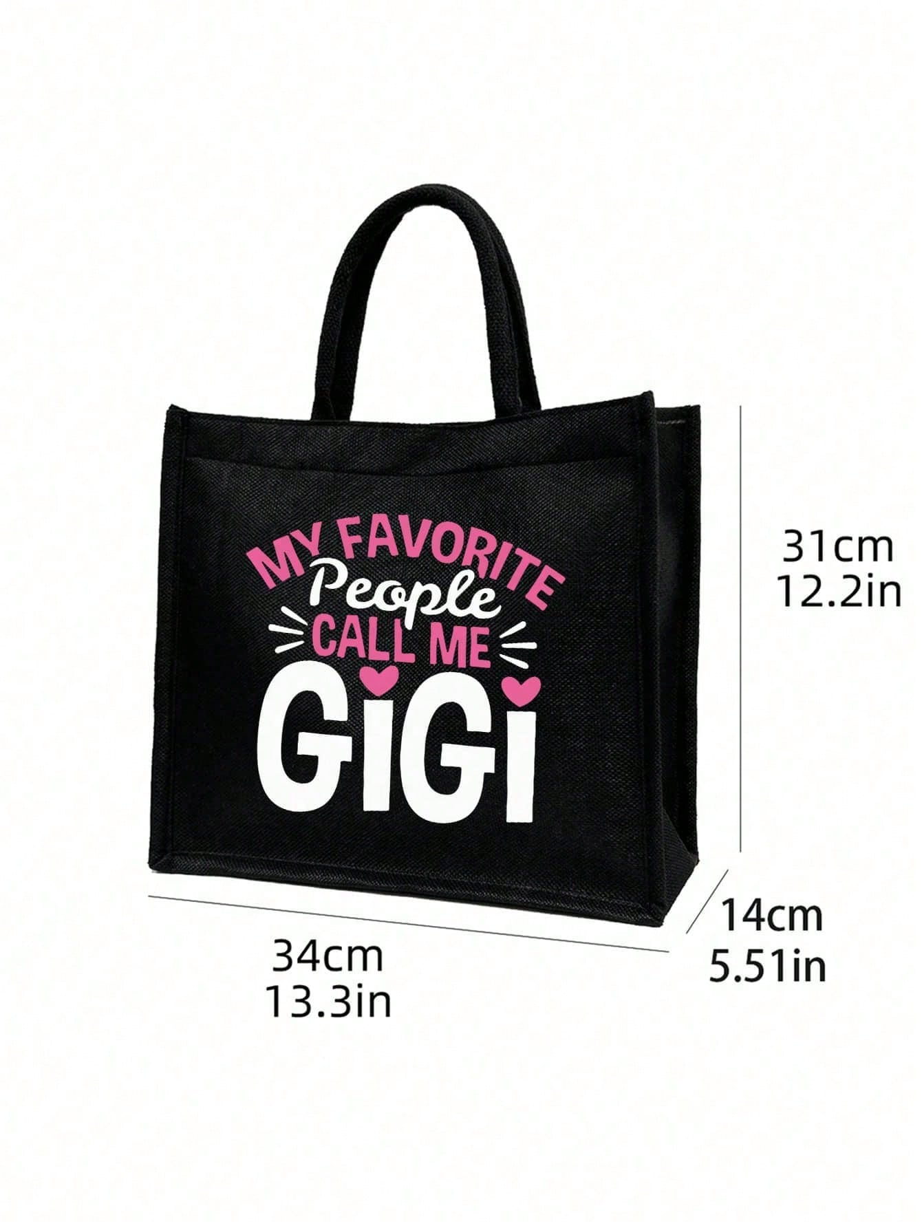 Adults Polyester Shoulder Bag With Double Handle, Large Capacity, Suitable For All Seasons