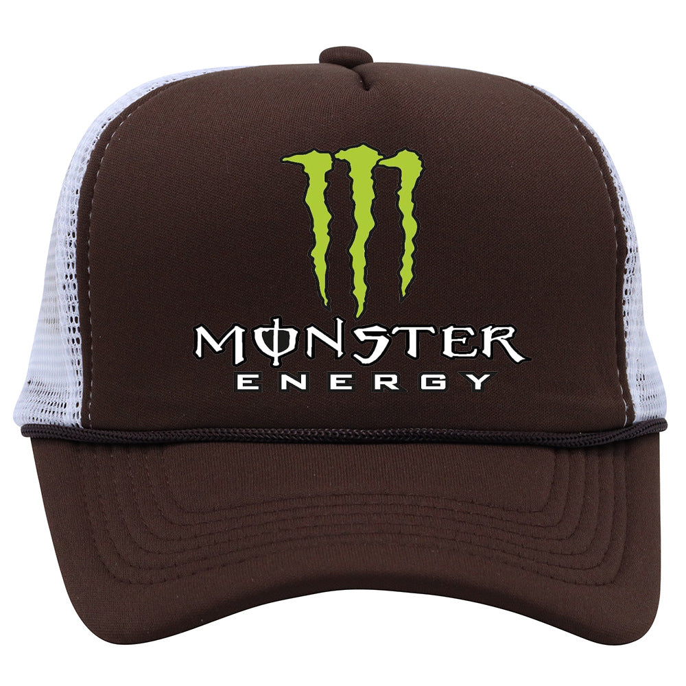 Monster Hip-Hop Unisex Baseball Cap With Curved Brim Featuring UV Protection, Polyester Material And Printing Craft