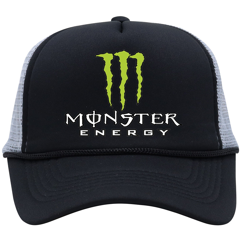 Monster Hip-Hop Unisex Baseball Cap With Curved Brim Featuring UV Protection, Polyester Material And Printing Craft
