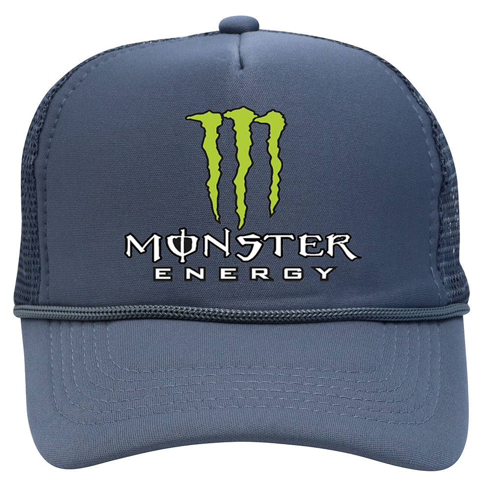 Monster Hip-Hop Unisex Baseball Cap With Curved Brim Featuring UV Protection, Polyester Material And Printing Craft