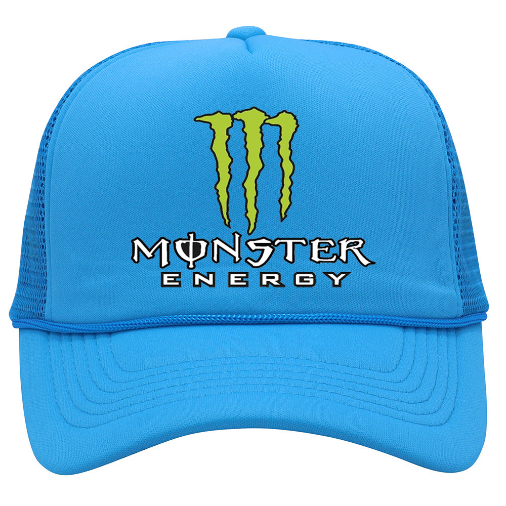 Monster Hip-Hop Unisex Baseball Cap With Curved Brim Featuring UV Protection, Polyester Material And Printing Craft