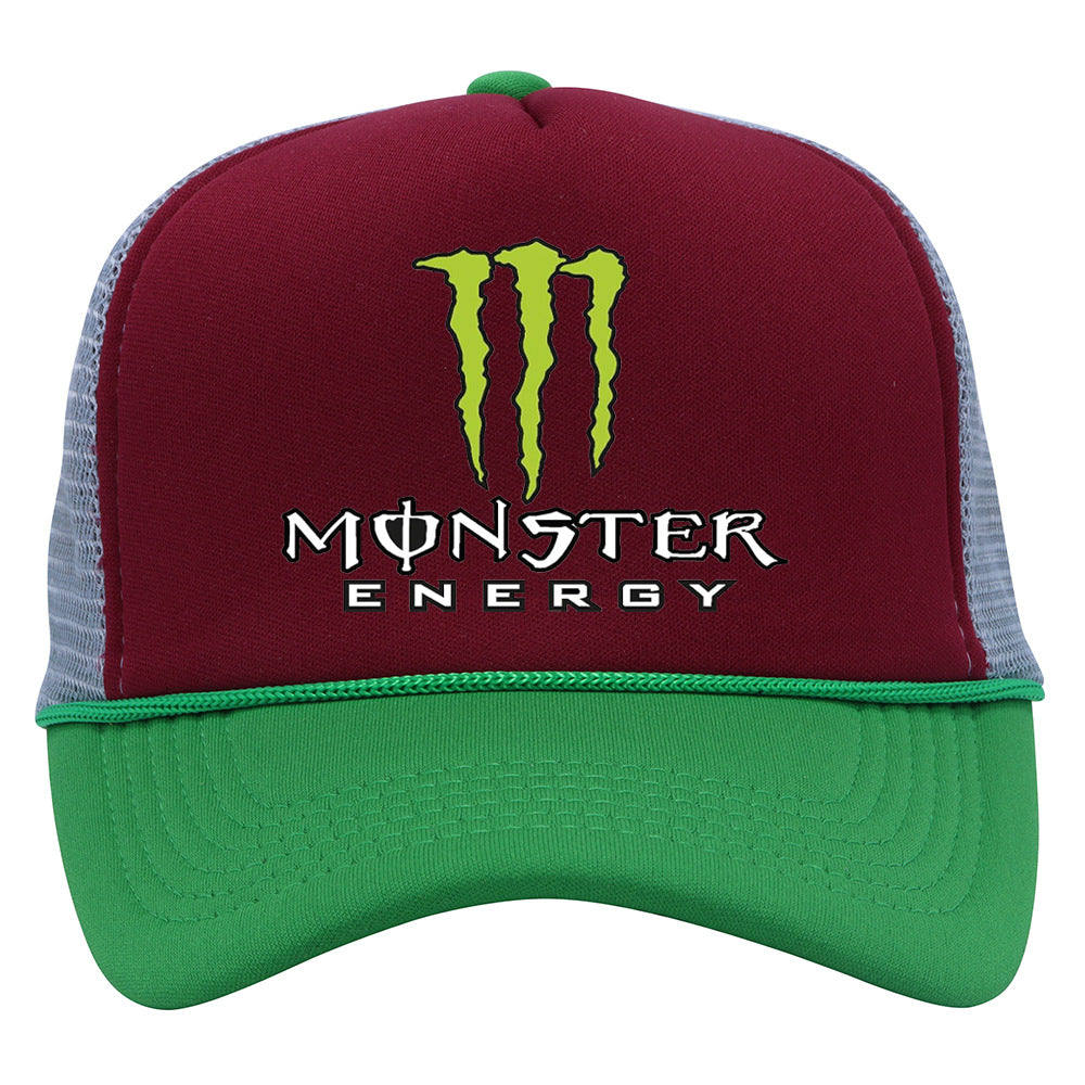 Monster Hip-Hop Unisex Baseball Cap With Curved Brim Featuring UV Protection, Polyester Material And Printing Craft