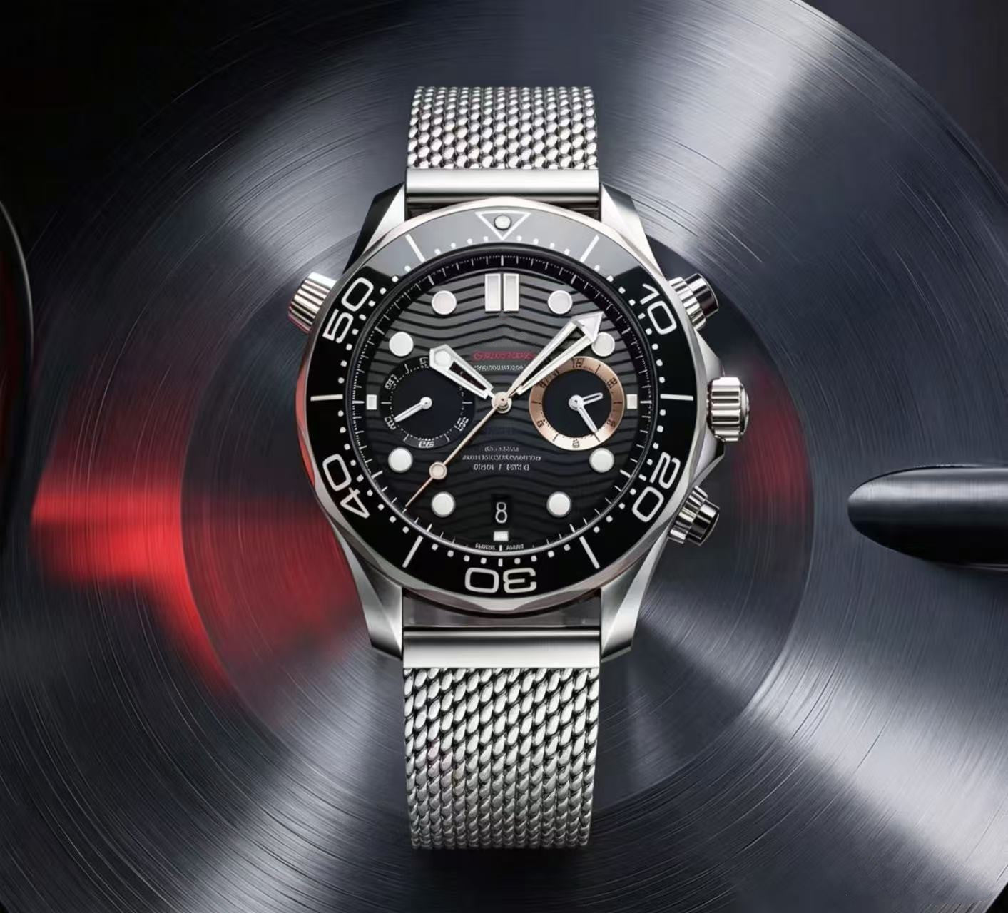 Men's Quartz Watch With Round Dial And Crystal Glass Mirror Featuring Nylon Belt Strap And Pin Buckle