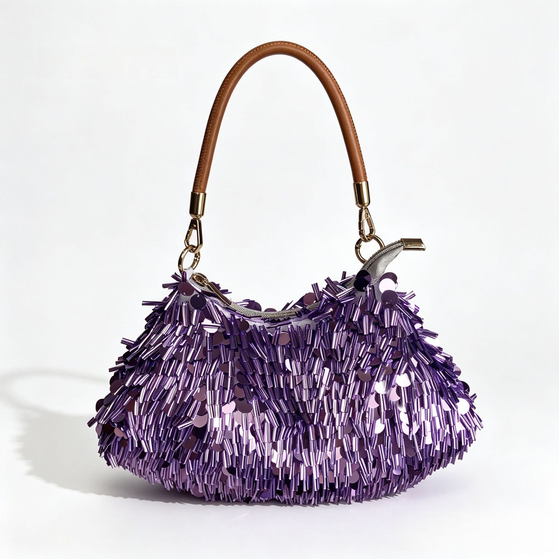 Glittery Square PVC Evening Bag For Women With Sequins, Stylish Underarm Bag Perfect For Summer