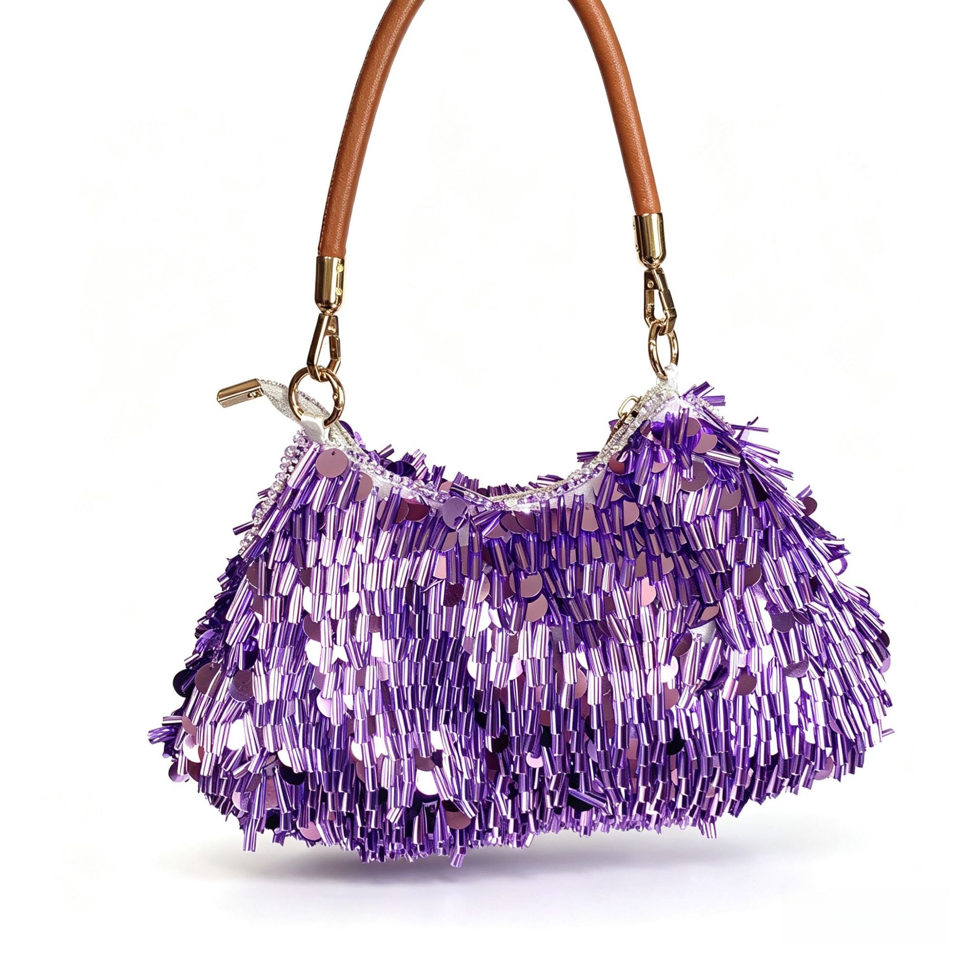 Glittery Square PVC Evening Bag For Women With Sequins, Stylish Underarm Bag Perfect For Summer