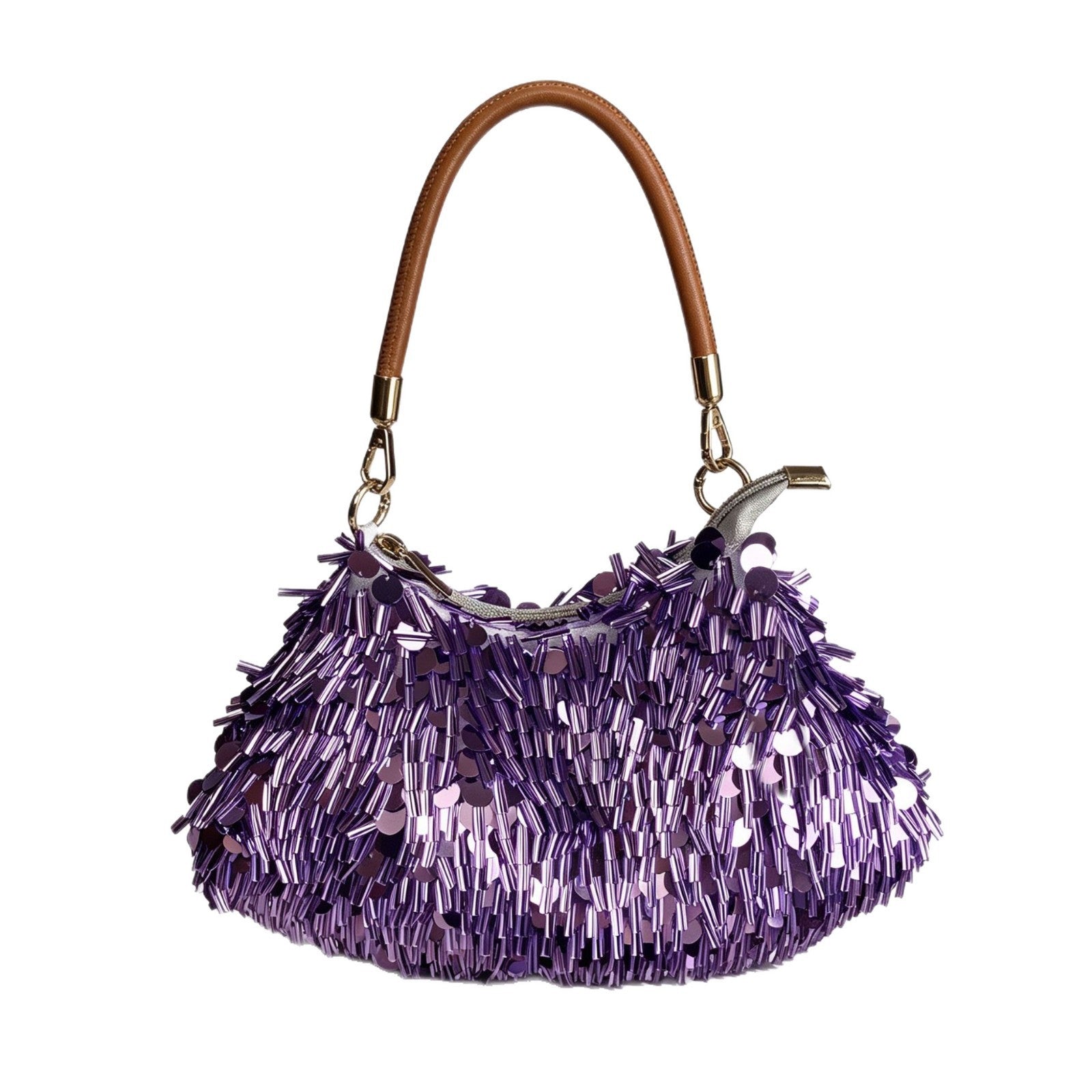 Glittery Square PVC Evening Bag For Women With Sequins, Stylish Underarm Bag Perfect For Summer