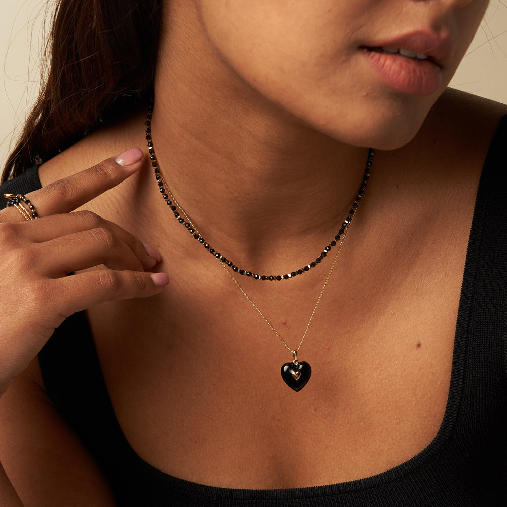 Simple Style Carp Beading Necklace For Women With Rope Chain And 304 Stainless Steel Pendant