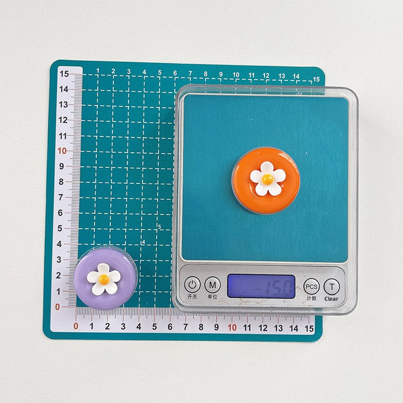 New Style Daisy Airbag Bracket Resin Phone Holder In Transparent Color
