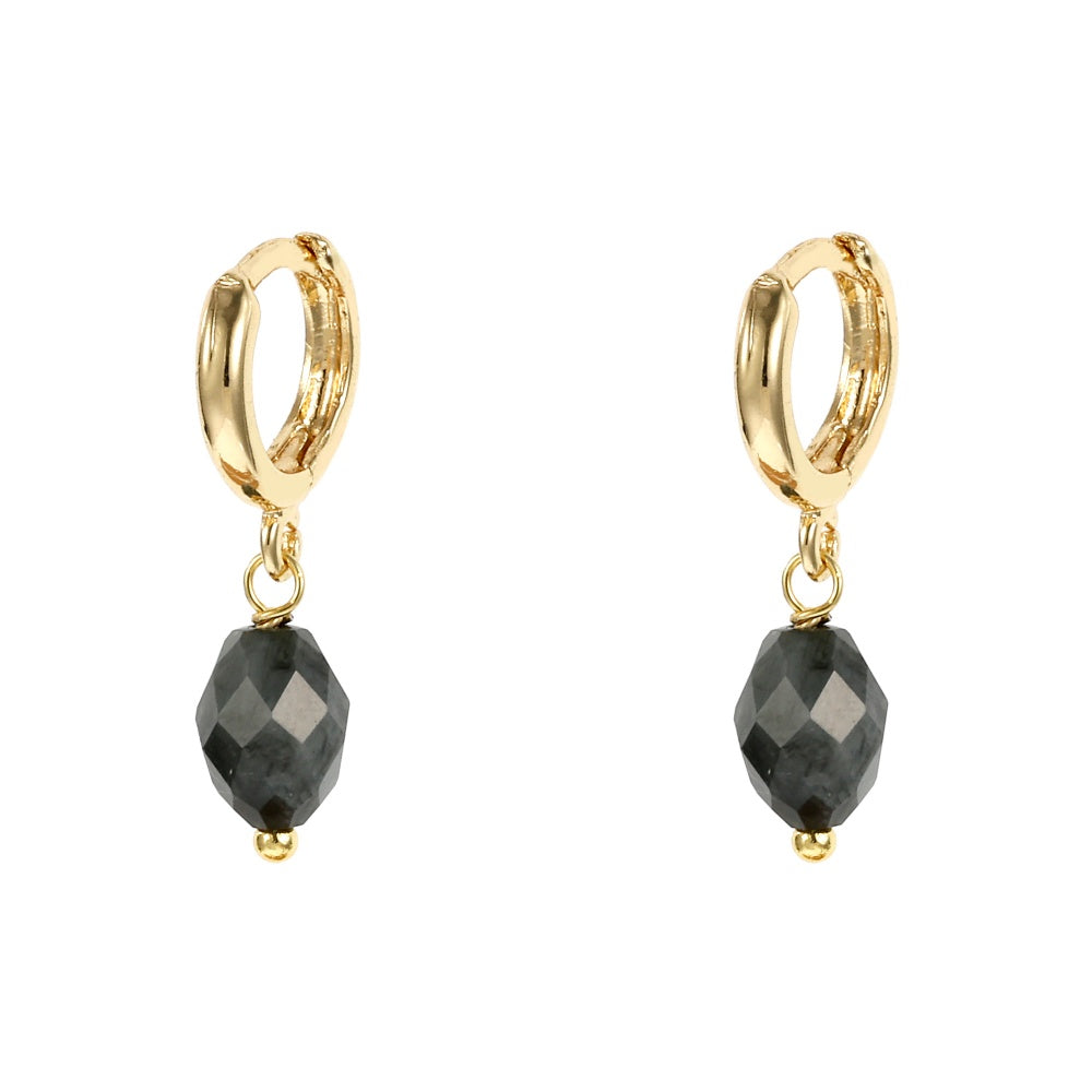 Geometric Jewelry Set In IG Style Featuring Beading Craft And Electroplated 18K Real Gold Plated Copper With Beaded Chain