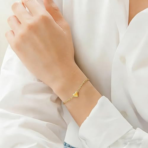 Geometric Waterproof Non Tarnish Gold Metal Bracelet For Women With Simple Style Cuban Link Chain