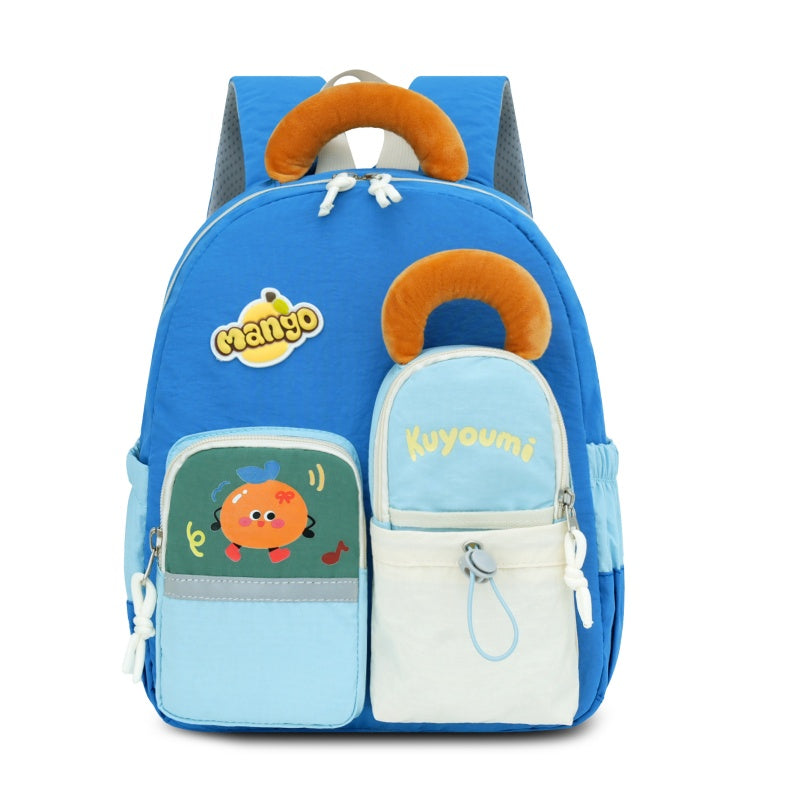 Children's Unisex Oxford Cloth Trendy Backpack Suitable For All Seasons