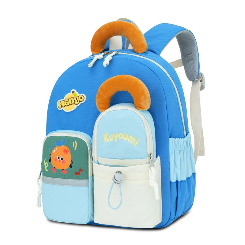 Children's Unisex Oxford Cloth Trendy Backpack Suitable For All Seasons