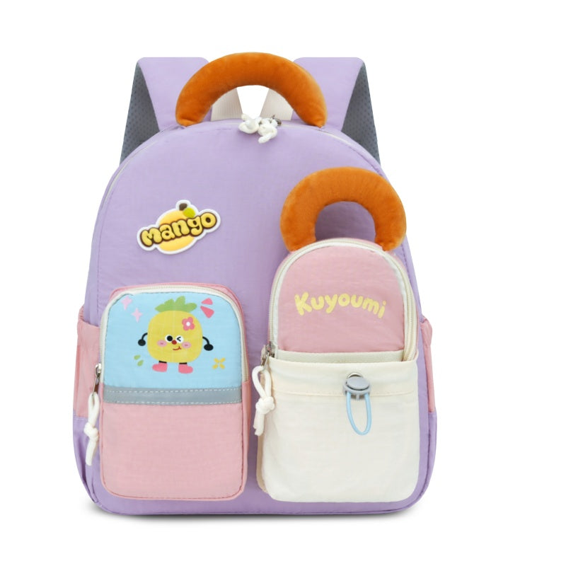 Children's Unisex Oxford Cloth Trendy Backpack Suitable For All Seasons