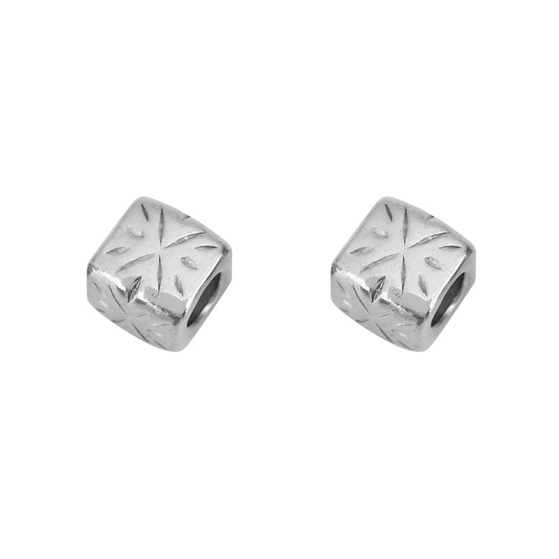 Heart Shape Beads Made Of 304 Stainless Steel With PVD Coated Gold Plating Featuring Electroplated Finish