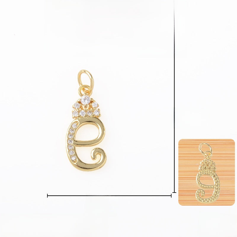 Copper Pendant With Electroplated 18K Real Gold Plated Finish In Gold, Jewelry Accessories