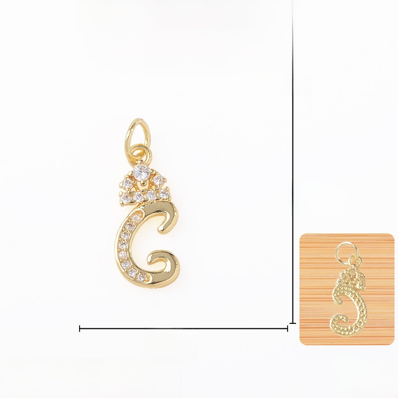 Copper Pendant With Electroplated 18K Real Gold Plated Finish In Gold, Jewelry Accessories