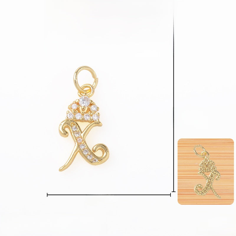 Copper Pendant With Electroplated 18K Real Gold Plated Finish In Gold, Jewelry Accessories