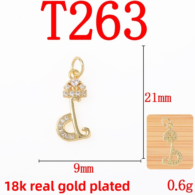 Copper Pendant With Electroplated 18K Real Gold Plated Finish In Gold, Jewelry Accessories