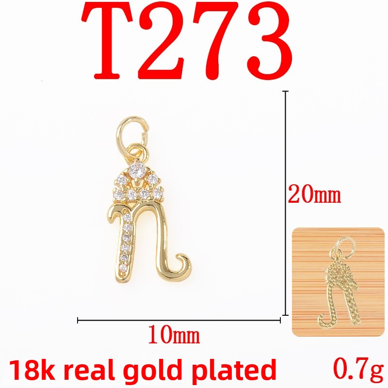 Copper Pendant With Electroplated 18K Real Gold Plated Finish In Gold, Jewelry Accessories