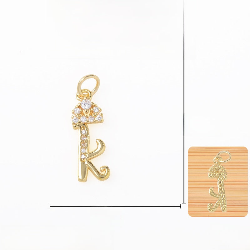 Copper Pendant With Electroplated 18K Real Gold Plated Finish In Gold, Jewelry Accessories