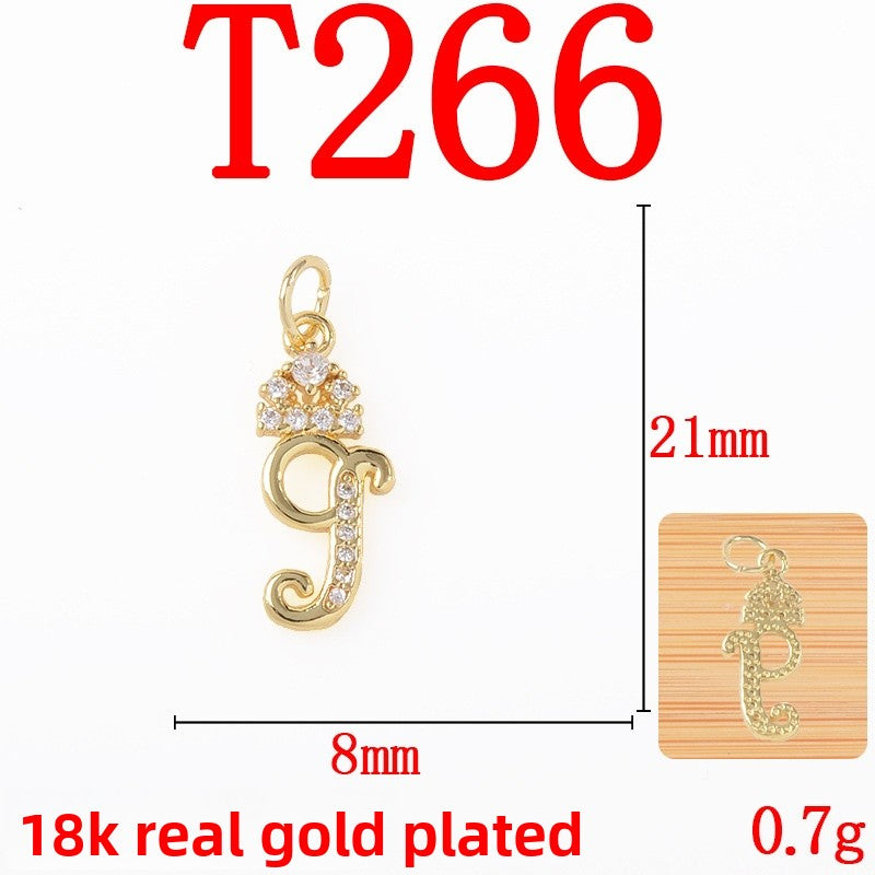 Copper Pendant With Electroplated 18K Real Gold Plated Finish In Gold, Jewelry Accessories