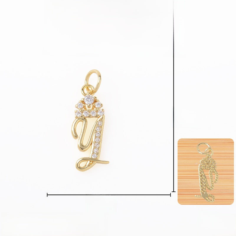 Copper Pendant With Electroplated 18K Real Gold Plated Finish In Gold, Jewelry Accessories