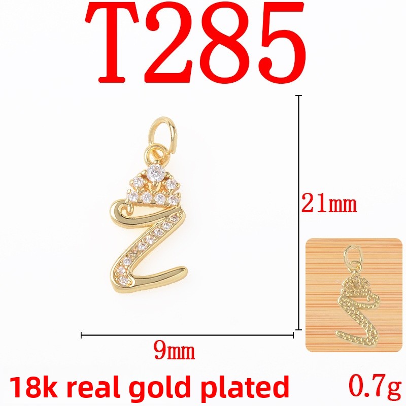 Copper Pendant With Electroplated 18K Real Gold Plated Finish In Gold, Jewelry Accessories