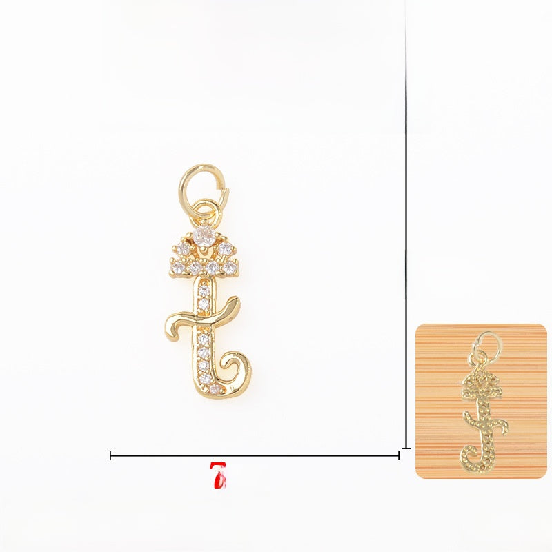 Copper Pendant With Electroplated 18K Real Gold Plated Finish In Gold, Jewelry Accessories