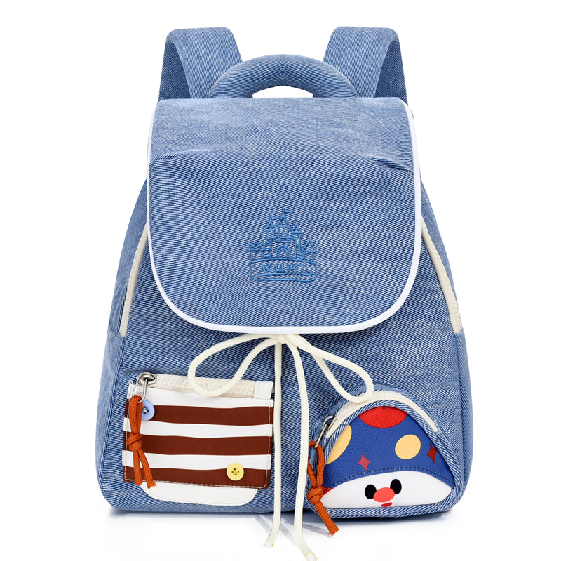 Children's Unisex Canvas Trendy Backpack Suitable For All Seasons