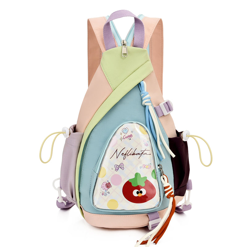 Children's Unisex Oxford Cloth Trendy Backpack Suitable For All Seasons