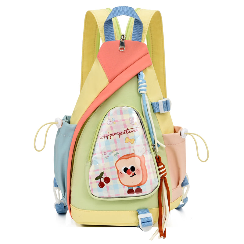Children's Unisex Oxford Cloth Trendy Backpack Suitable For All Seasons