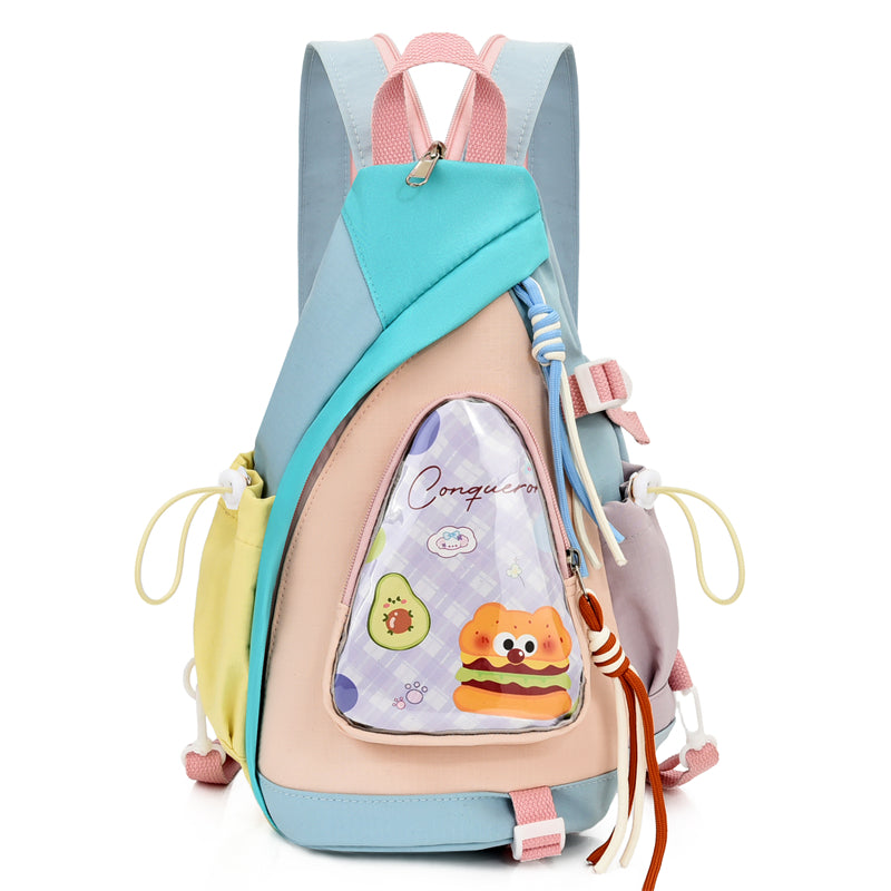 Children's Unisex Oxford Cloth Trendy Backpack Suitable For All Seasons