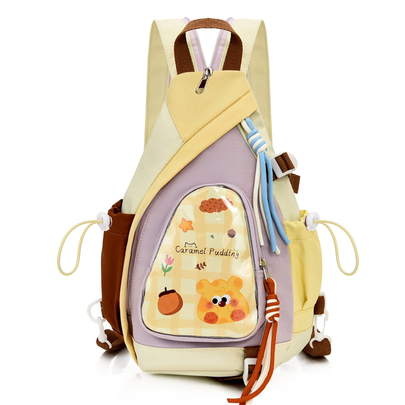 Children's Unisex Oxford Cloth Trendy Backpack Suitable For All Seasons