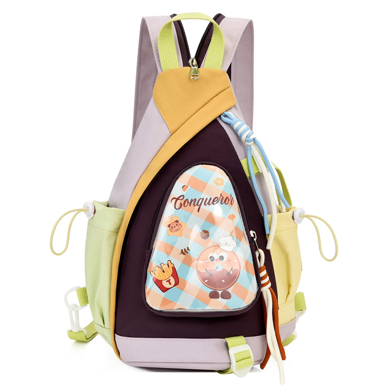 Children's Unisex Oxford Cloth Trendy Backpack Suitable For All Seasons