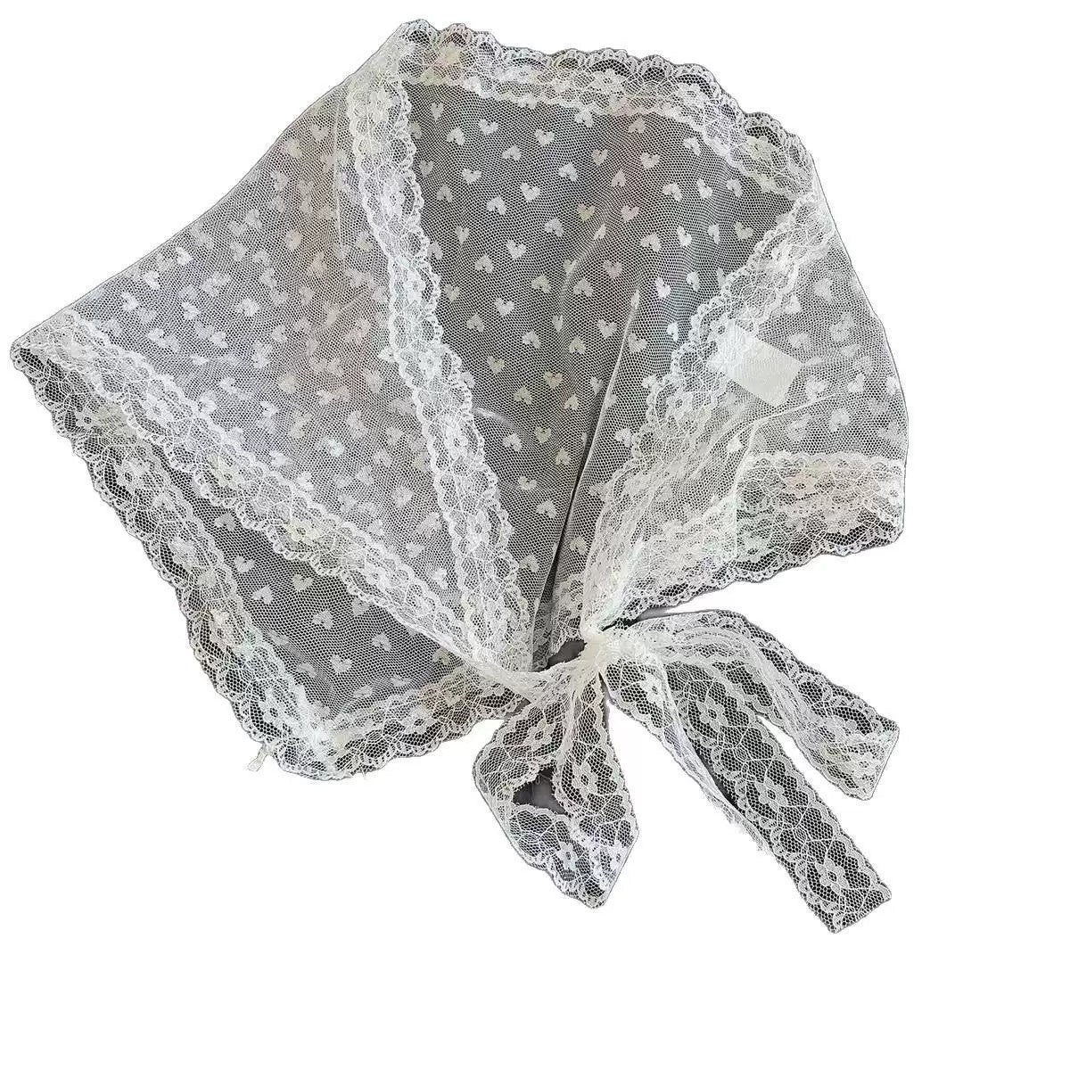French Style Women’s Tartan Hat Accessories Featuring Chiffon Material With Side Of Fungus Design