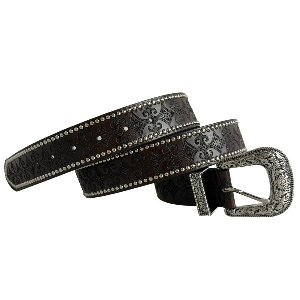 Men's Hip-Hop PU Leather Belt With Embossing, Featuring Alloy Pin Buckle