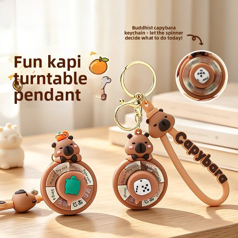 Christmas Animal PVC Key Chain Bag Charm For Festive Accessories