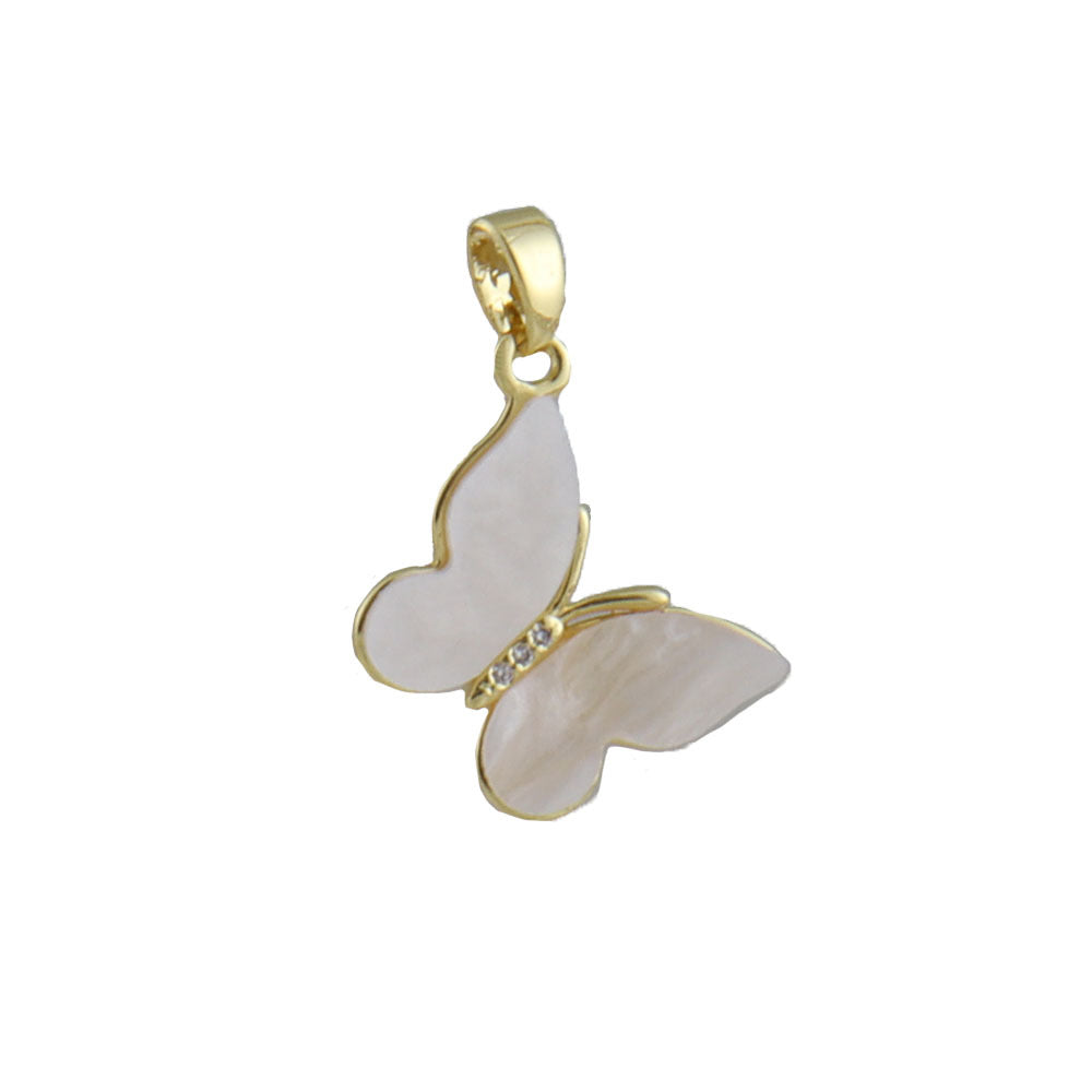 Electroplated Copper Bow Tie Pendant In Gold, Jewelry Accessories With Elegant Electroplated Finish