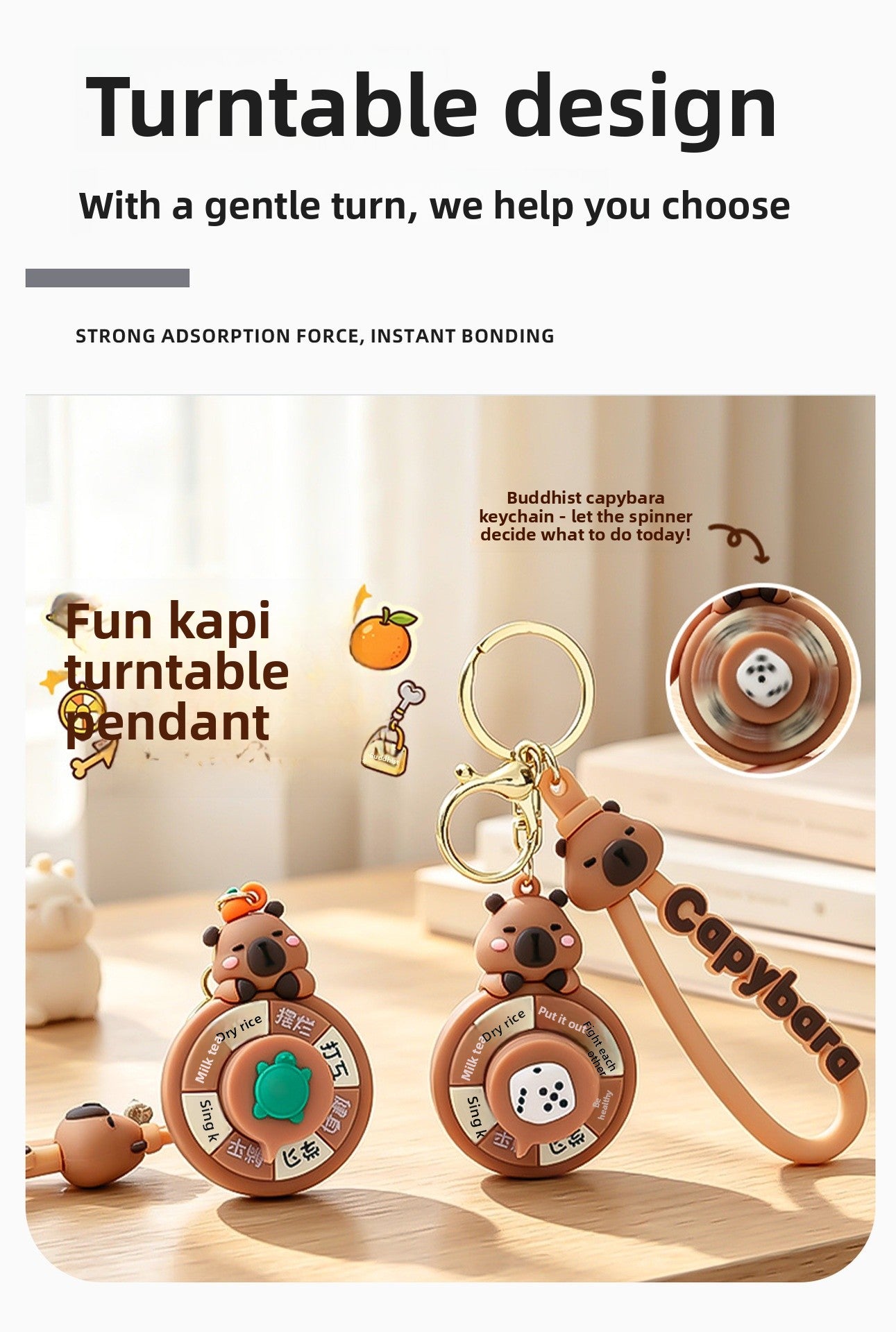 Christmas Animal PVC Key Chain Bag Charm For Festive Accessories