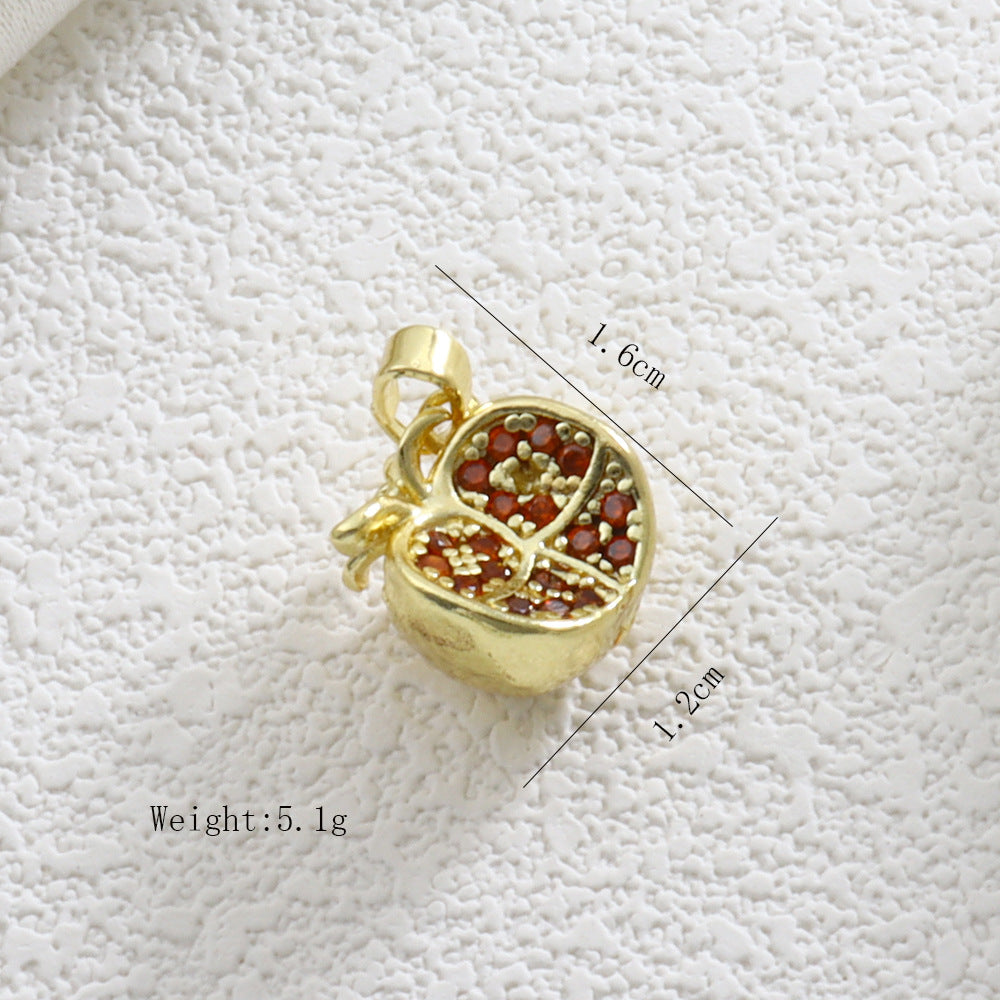 Copper Fish Bone Pendant With Electroplated Gold Finish, Jewelry Accessories