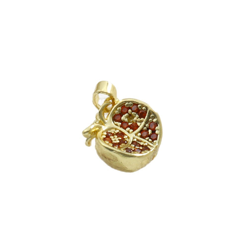 Copper Fish Bone Pendant With Electroplated Gold Finish, Jewelry Accessories