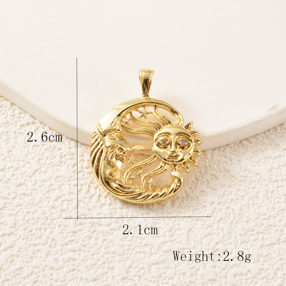 Copper Gourd Pendant Featuring Electroplated Craftsmanship In Hip-Hop Style Jewelry Accessories