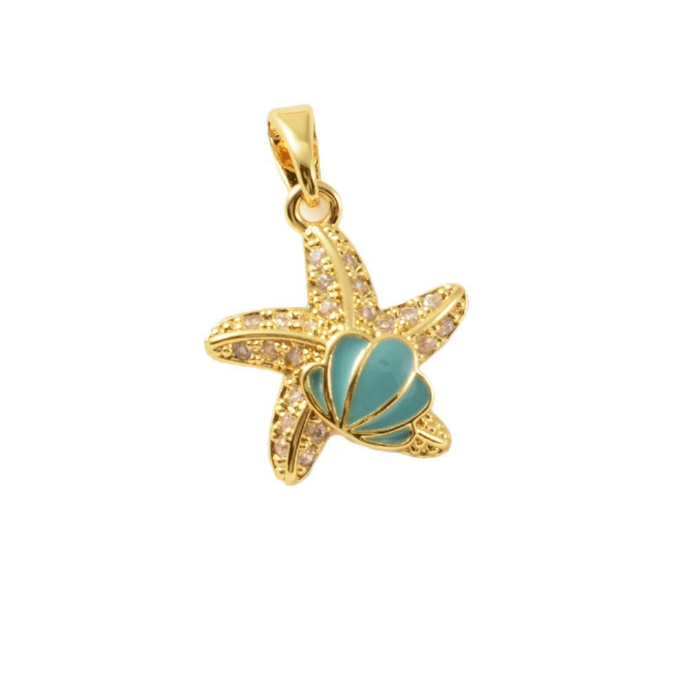 Copper Gourd Pendant Featuring Electroplated Craftsmanship In Hip-Hop Style Jewelry Accessories
