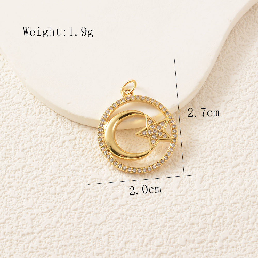 Copper Gourd Pendant Featuring Electroplated Craftsmanship In Hip-Hop Style Jewelry Accessories