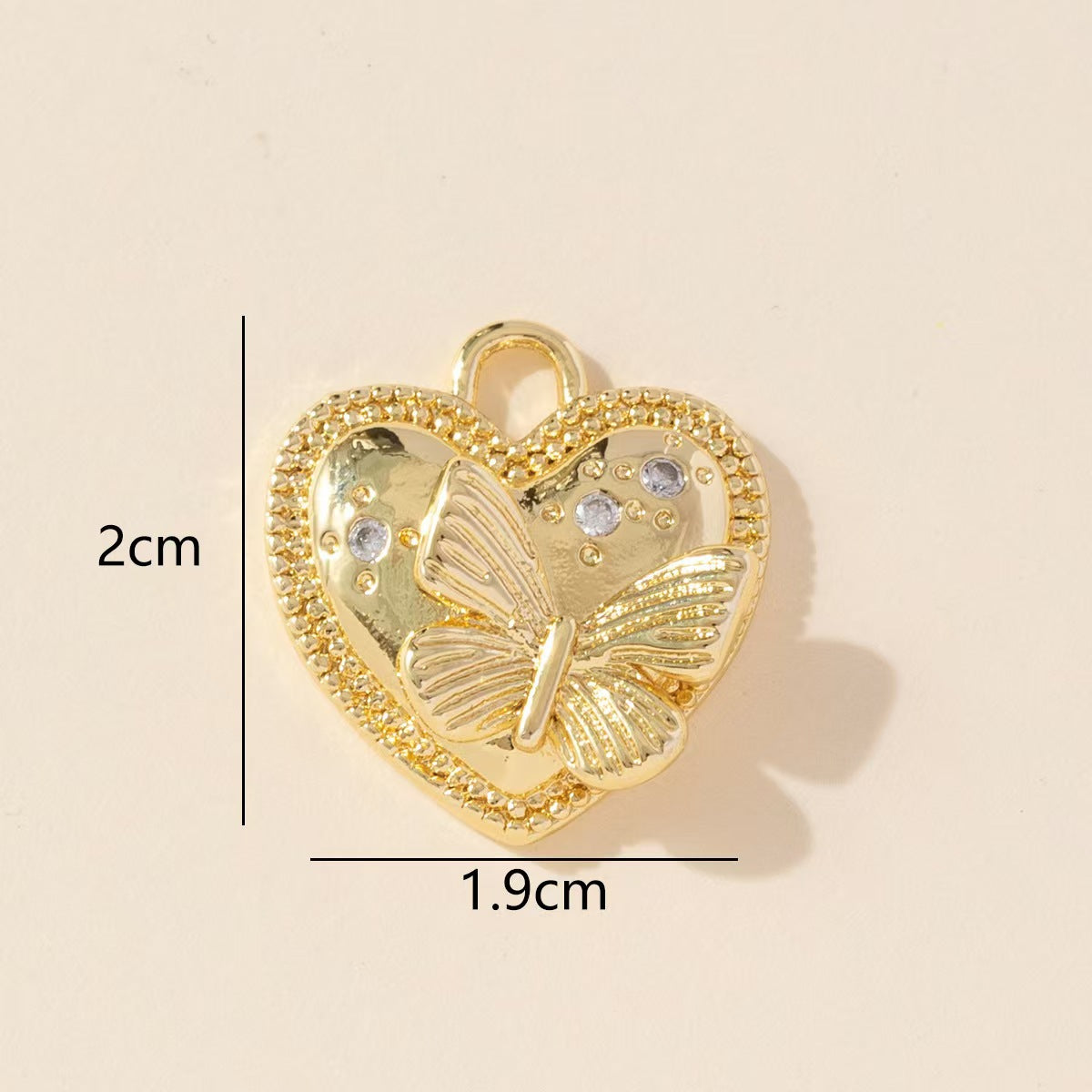 Elephant Copper Pendant With Zircon Inlay Featuring Electroplated Craftsmanship