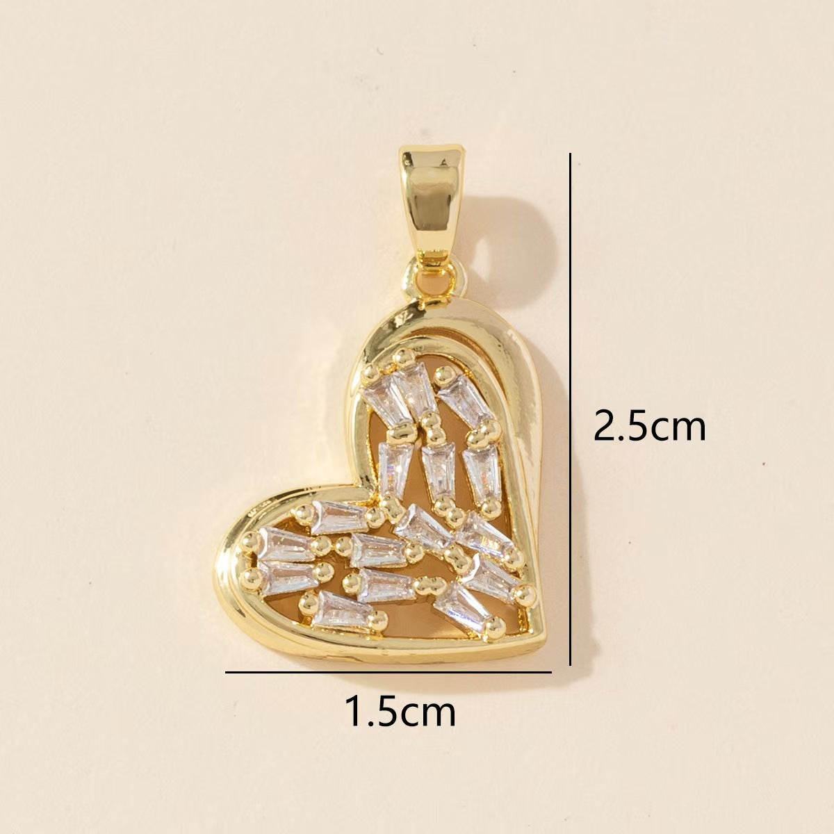 Elephant Copper Pendant With Zircon Inlay Featuring Electroplated Craftsmanship