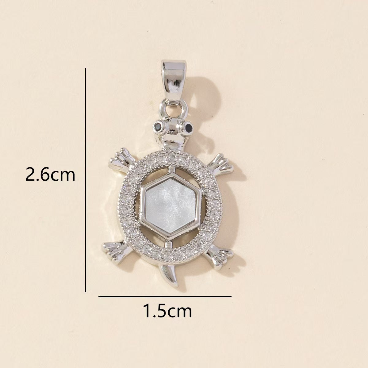 Elephant Copper Pendant With Zircon Inlay Featuring Electroplated Craftsmanship